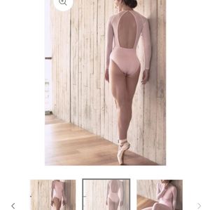 Aisy dance pink leotard medium